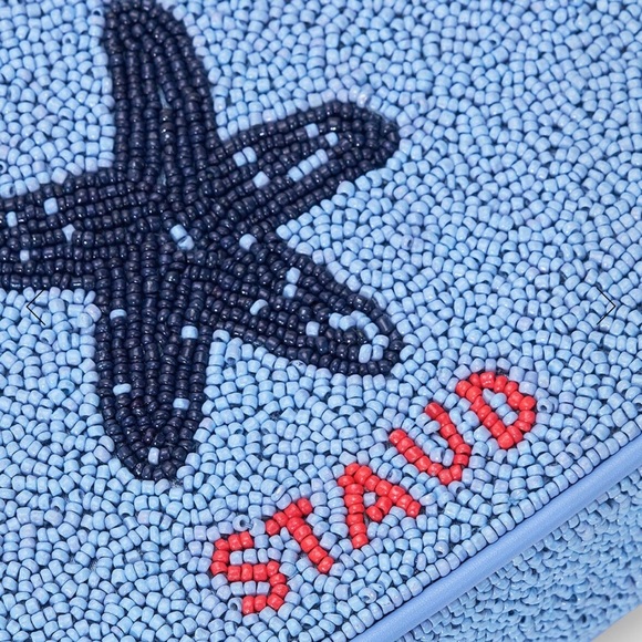 Staud Tommy Beaded Bag Staudines Sardine Purse NWT - Picture 13 of 13